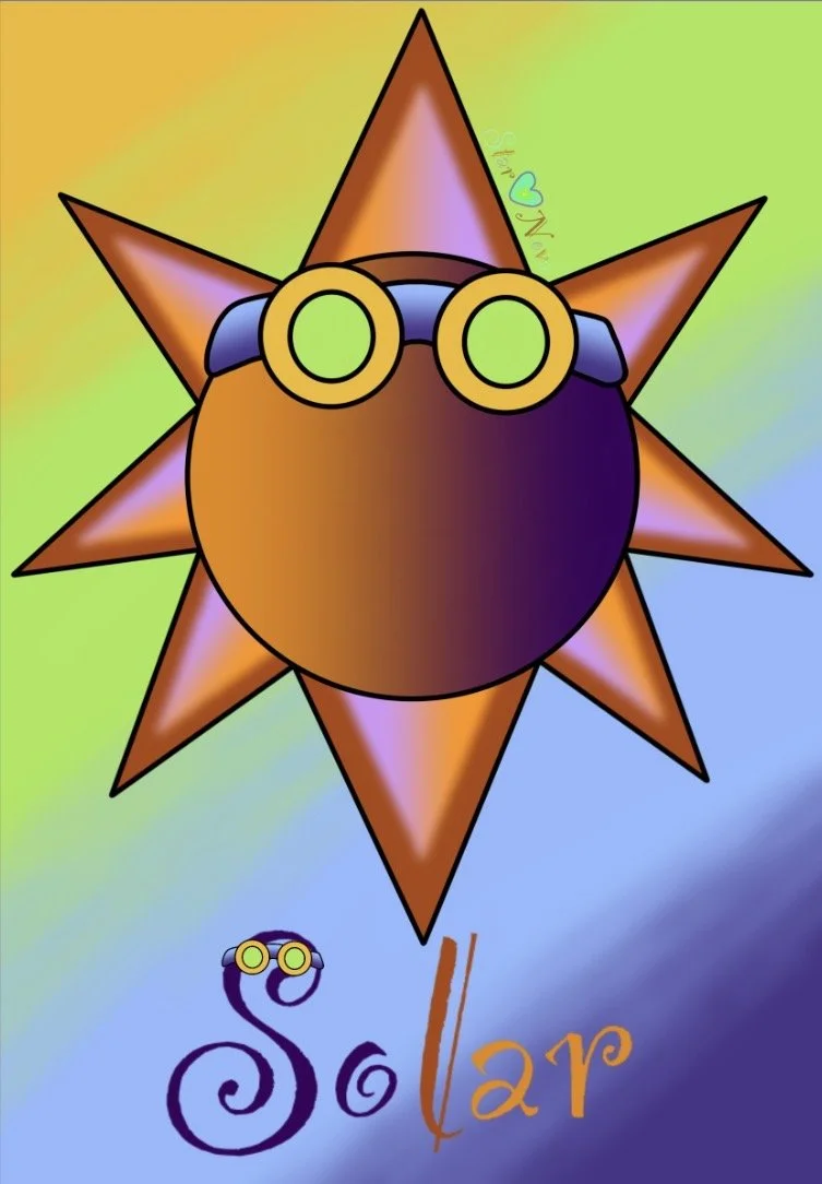 Delku Moncure - Solar Celestial (8x10")