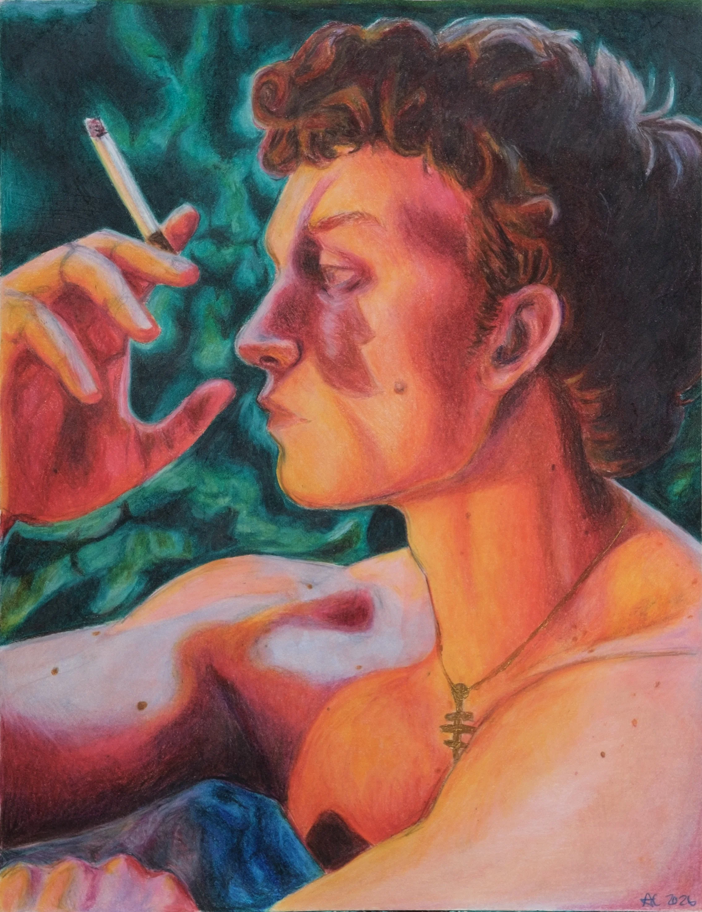 Ava Cassady - Lighting Up (8"x10")