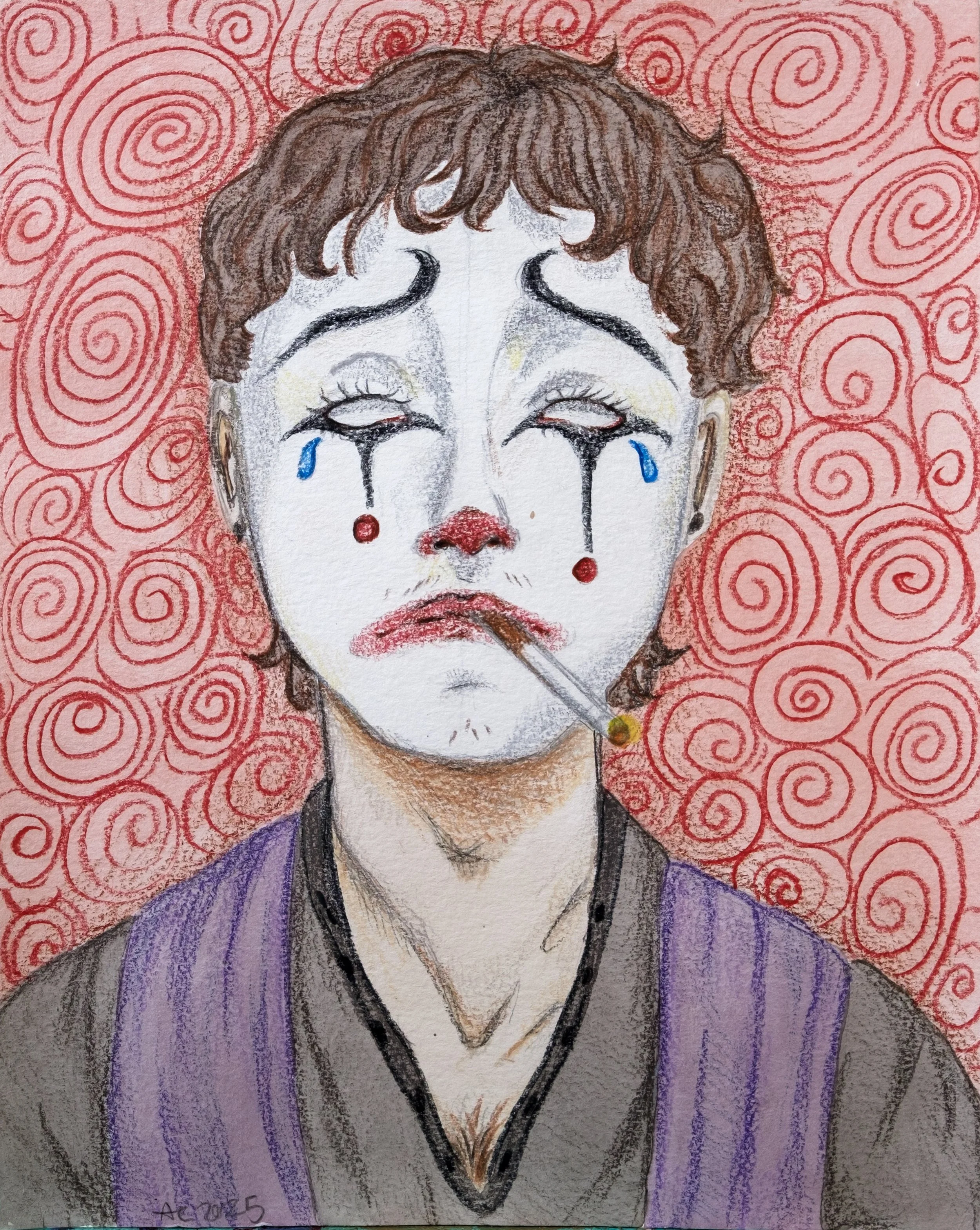 Ava Cassady - клоун (8"x10")