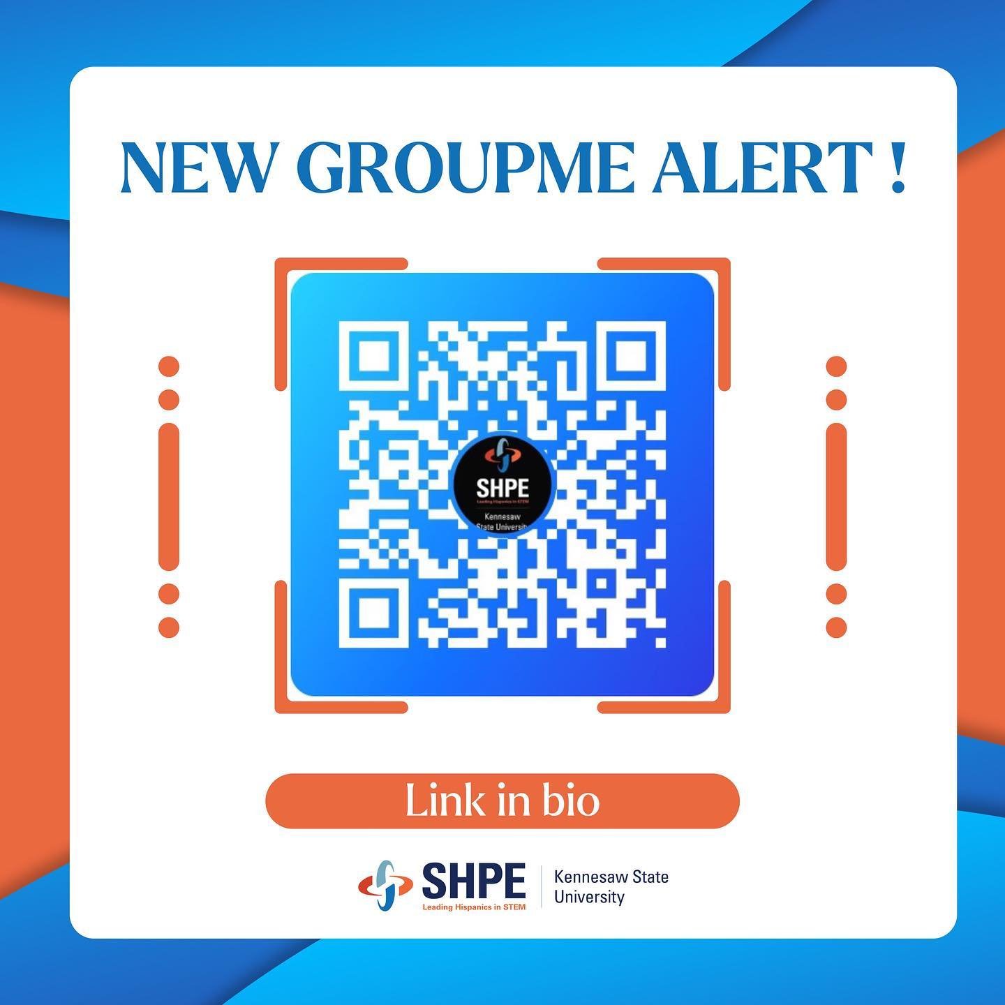 Welcome back SHPEitos 😁🎉
new year, new GroupMe ‼️ click the link in bio to join the 2024-2025 SHPE members chat.