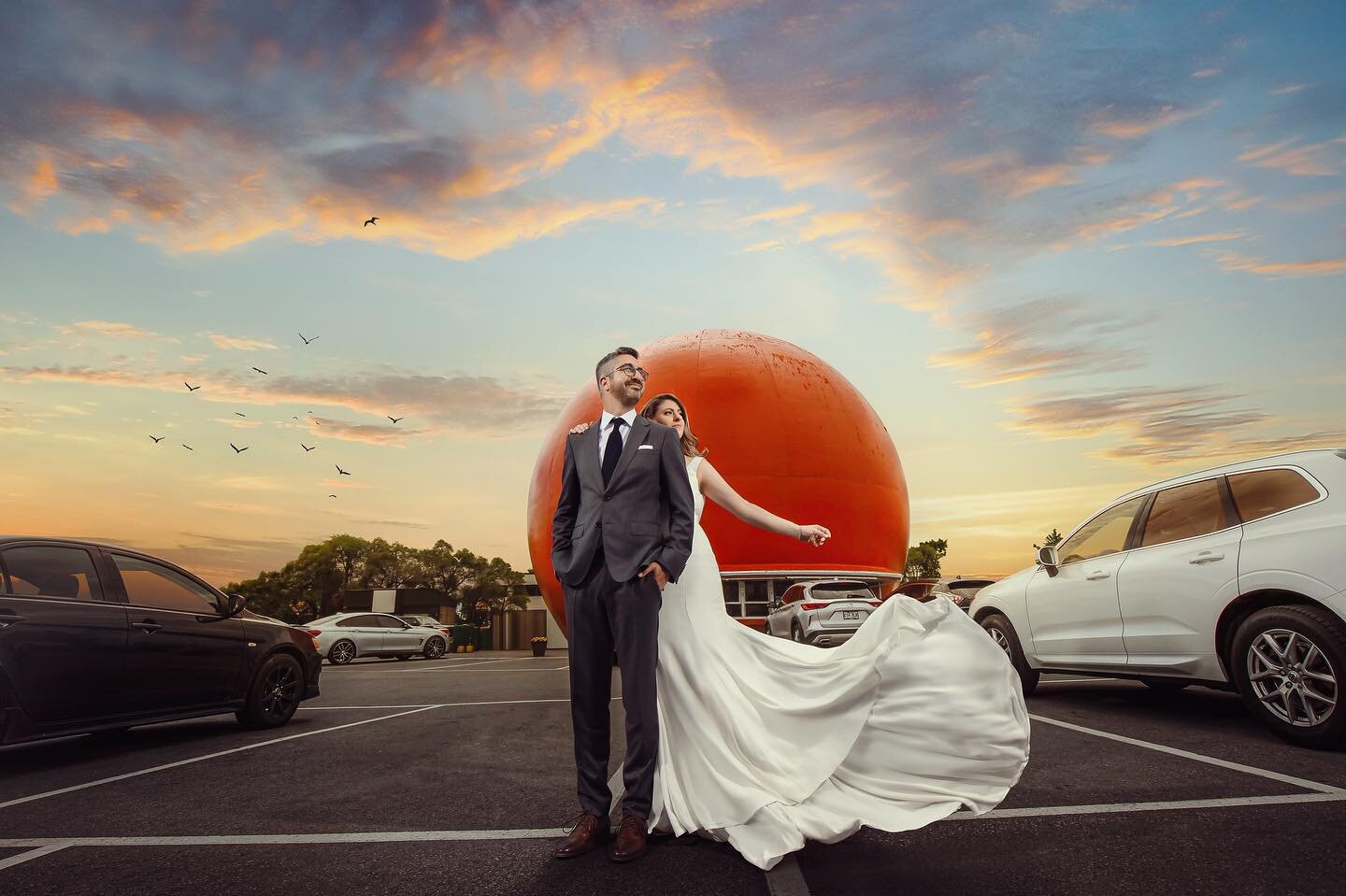 The Orange Julep never looked so good. Crazy idea to shoot a couple on their wedding day there, and even tho they told us we couldn&rsquo;t do it, I thought &ldquo; like hell I can&rsquo;t &ldquo;
And BANG!!!
.
.
.
.
.
#wedding #weddingday #weddingha