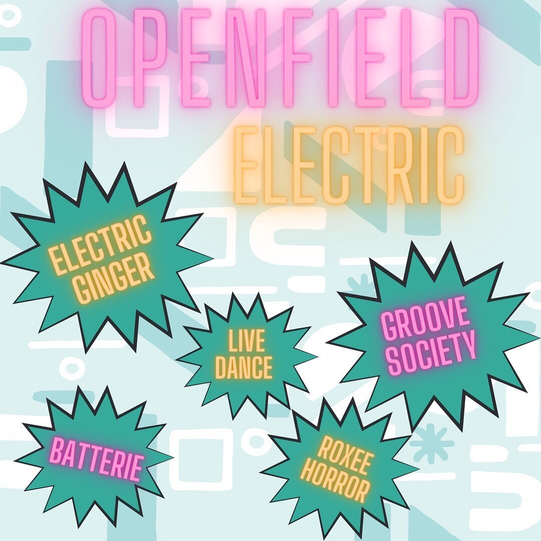 ⚡️OpenField Electric⚡️ is our Saturday night offering for all your dance party needs!
Starring local disco hero @electricgingermusic, experimental beat-maker @batterie_music, Wollongong-based drag act @roxee.horror, the dancers of @weareherecompany a