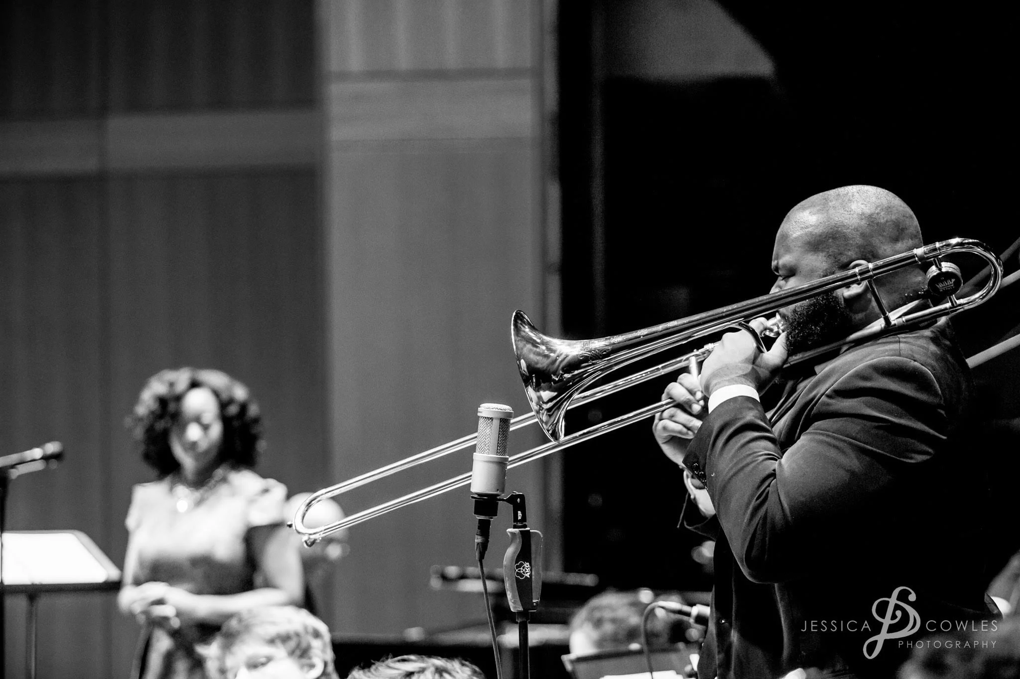 Preforming with Alicia Olatuja Live at the Wharton Center in East Lansing Michigan