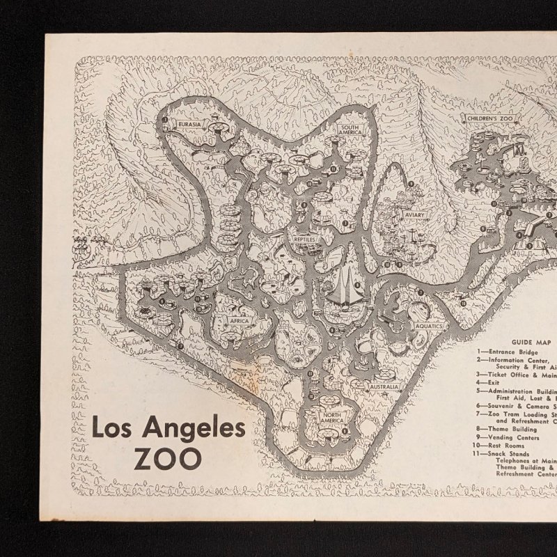 LA Zoo Map