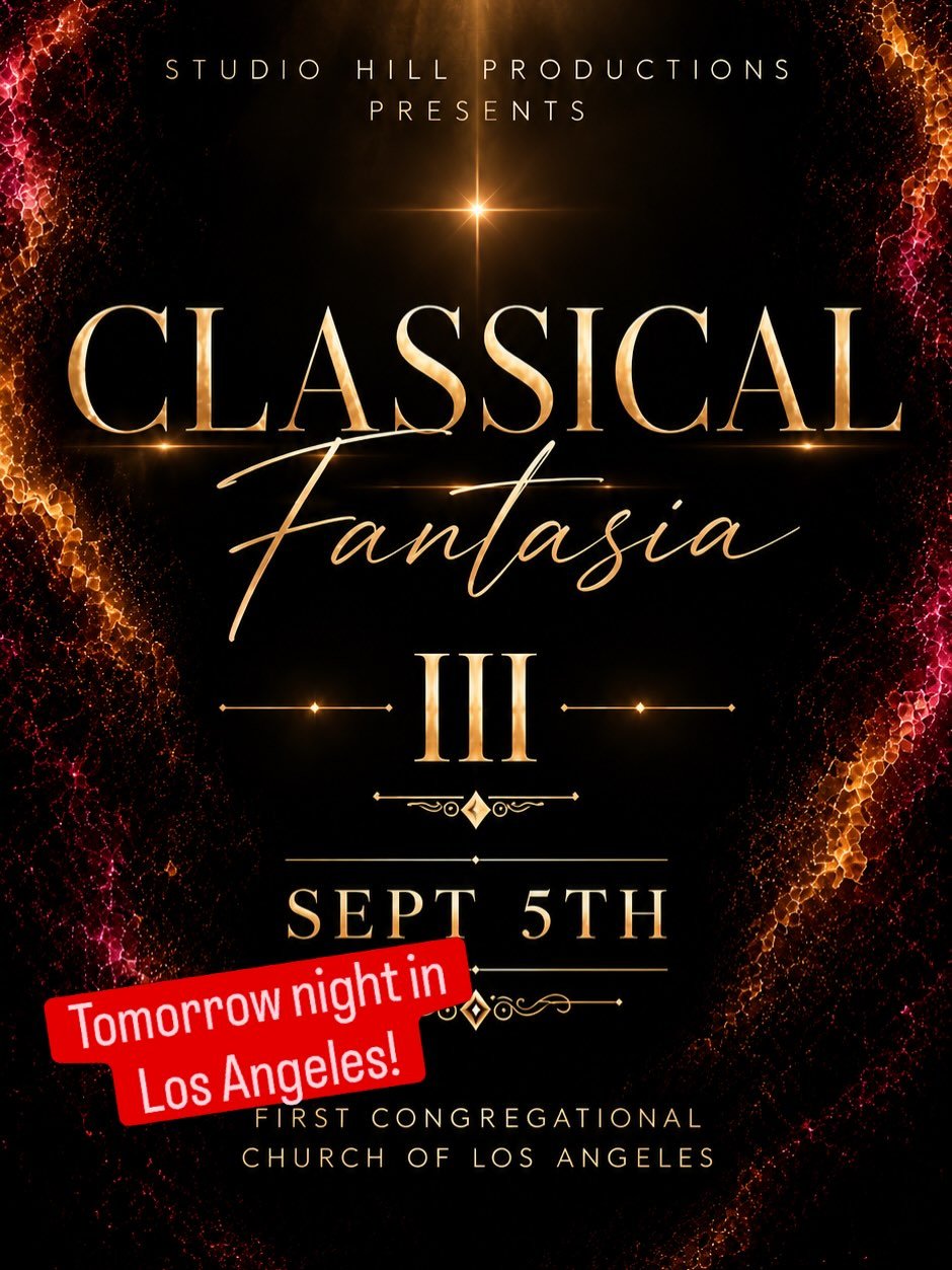 Join us in celebrating our 3rd Annual Classical Fantasia in Los Angeles at the @1stchurchla !✨✨✨

This year we will feature:
@bull.christoph 
@thies_pianist 
@miroquartet 
@filippogady 
@sterlingensemble and @michelle_jensen1 
@duytranmusic 
@hilapli