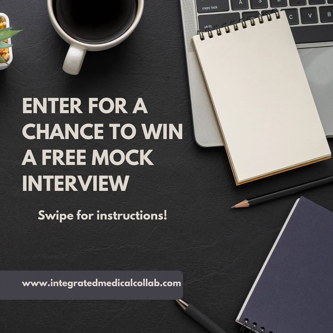 Like, share and follow to be entered to win a free mock interview to prepare for your official interview date! Winner will be notified on October 29th! 👊🏻