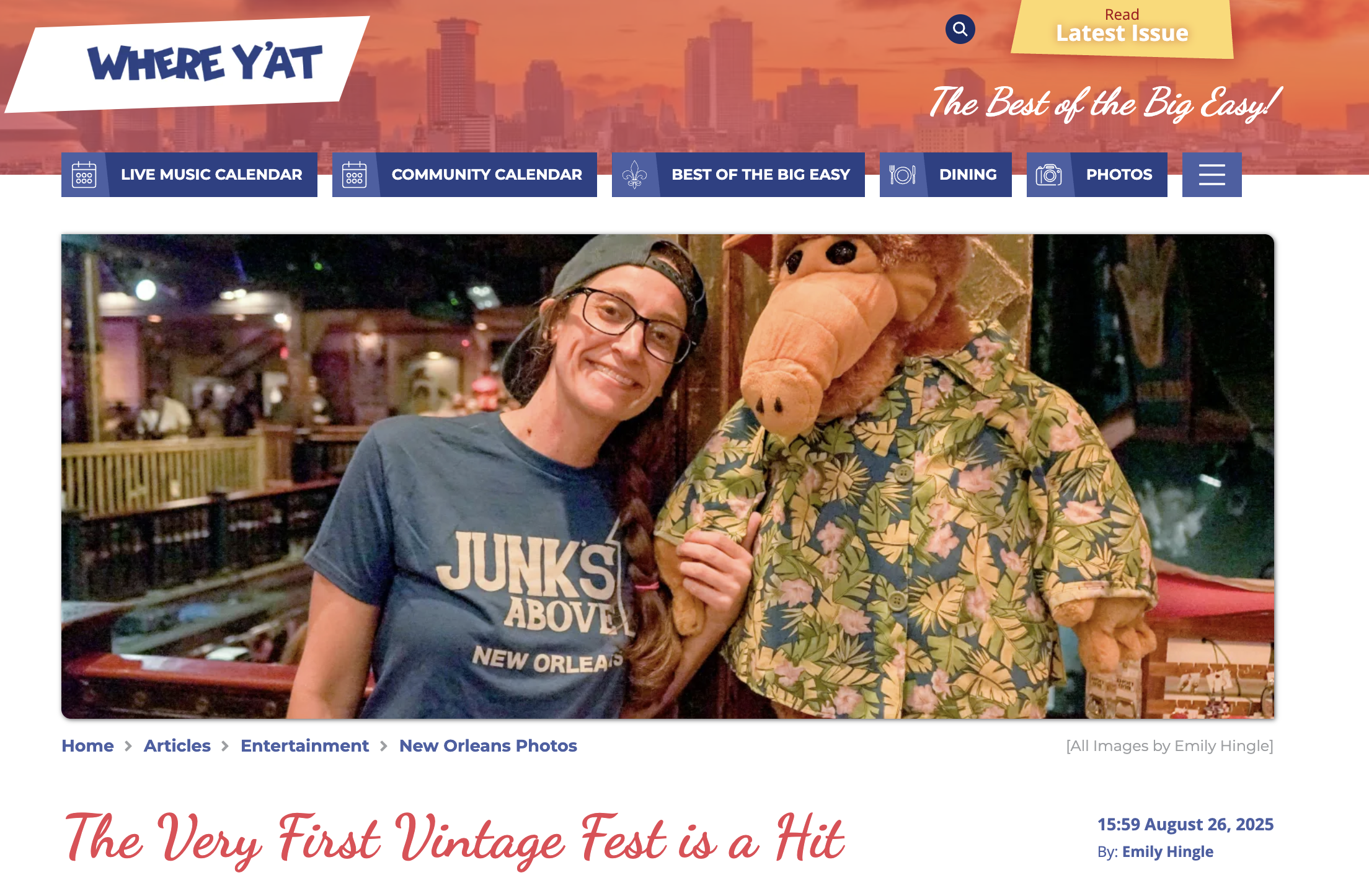The Very First Vintage Fest is a Hit - Where Yat