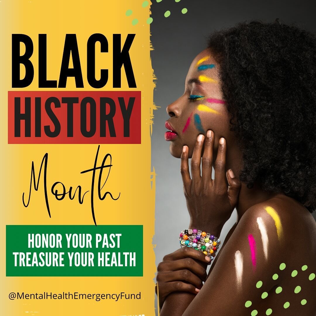 The Mental Health Emergency Fund, Inc. wishes you a Happy Black History Month!! 🖤&hearts;️💚

Our focus this year is &ldquo;Honor Your Past, Treasure Your Health,&rdquo; and to that end, we&rsquo;re pleased to kick off a series of Medium blog entrie