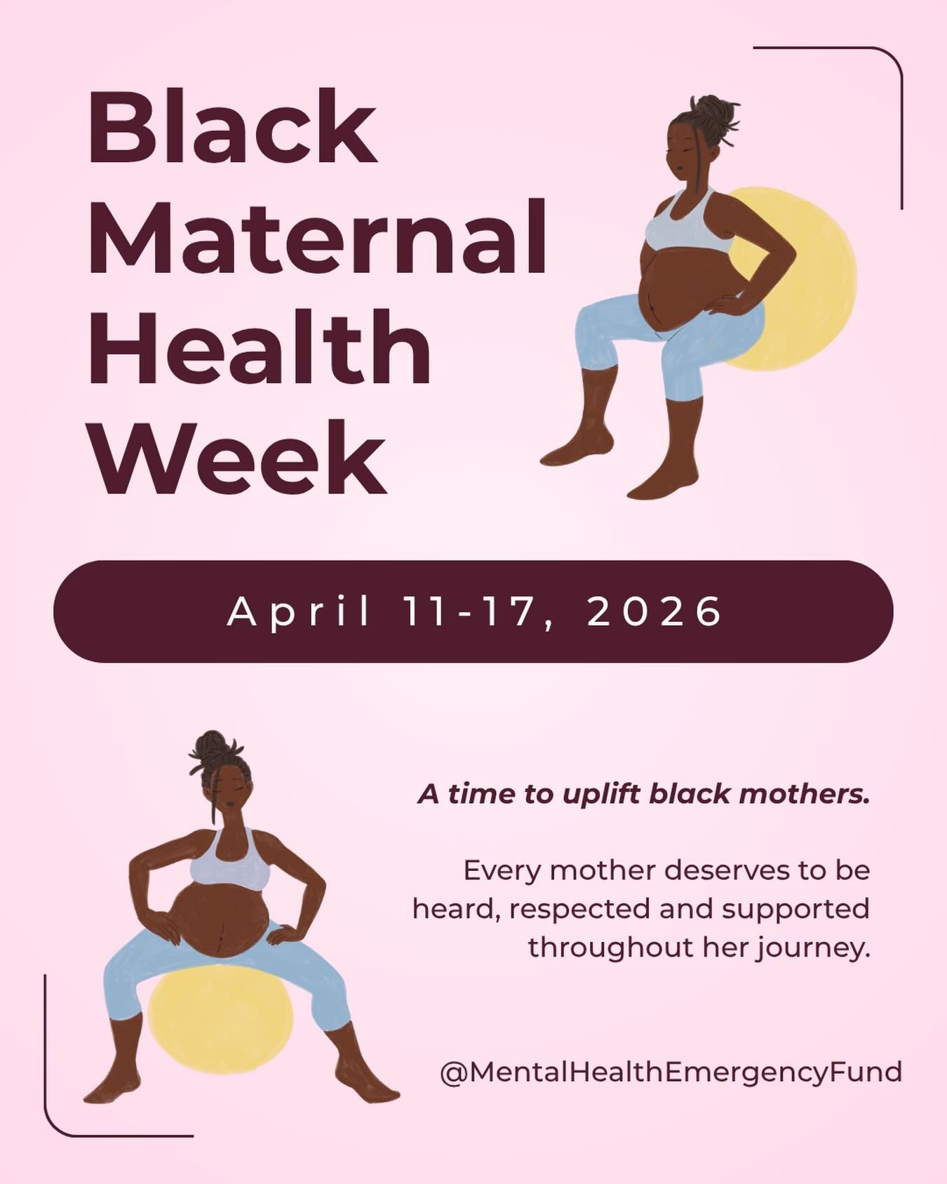 It&rsquo;s Black Maternal Health Week!
Tag a mama you love and affirm her in the comments 🤎🤰🏽🫶🏾