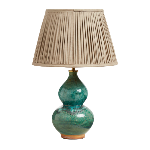 Nephrite Table Lamp - Antique Green FROM OKA, £395 
