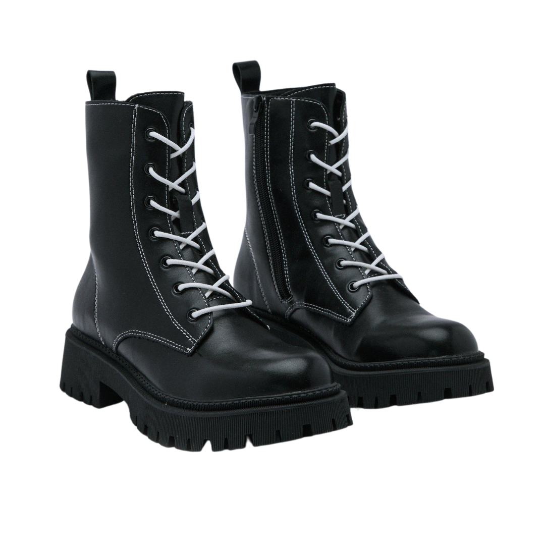 8. Contrast Stitch Chunky High Ankle Hiker Boots From Nasty Gal, £32