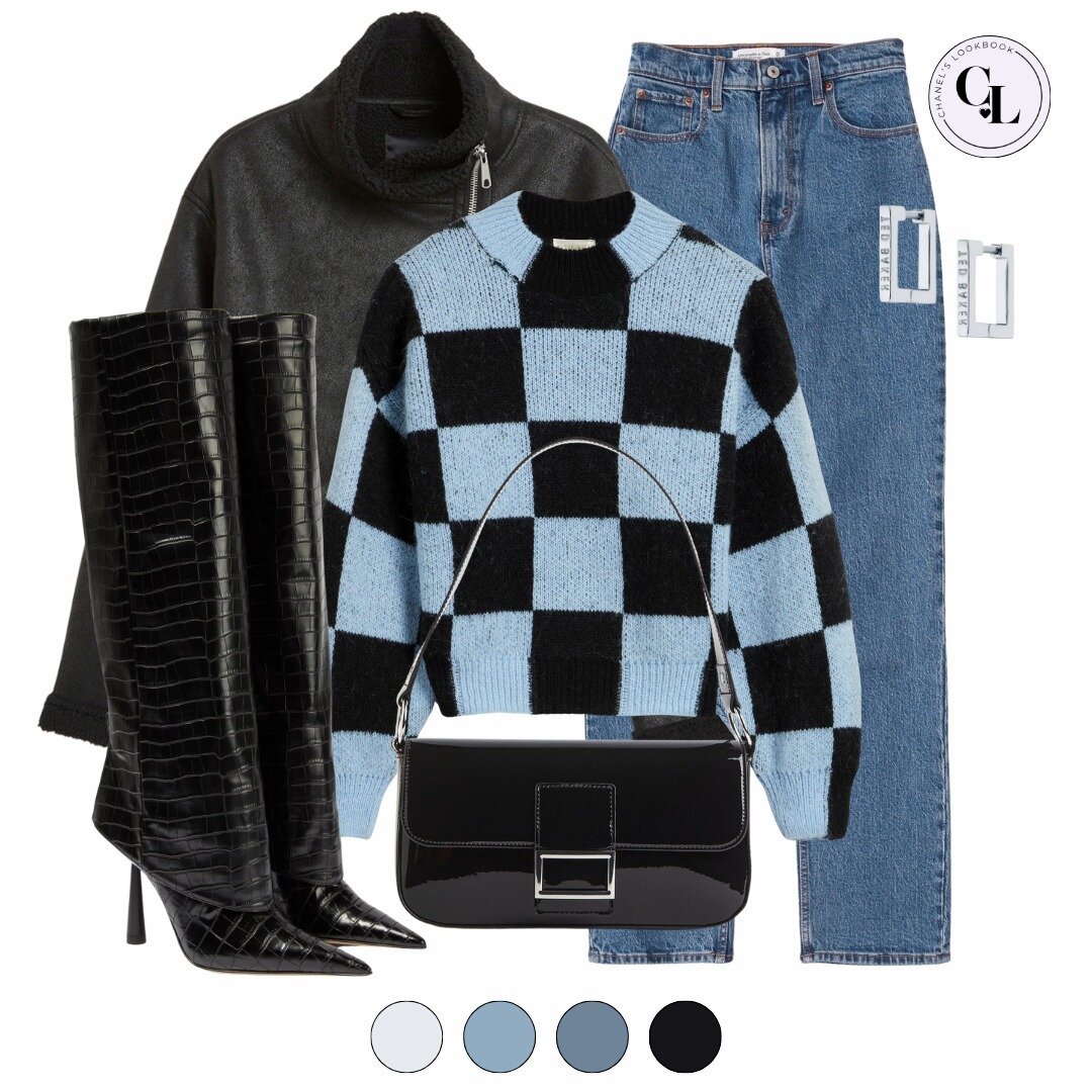 Follow @chanelslookbook for daily outfit inspo 🖤💙🩵

Link to outfit in bio 😊