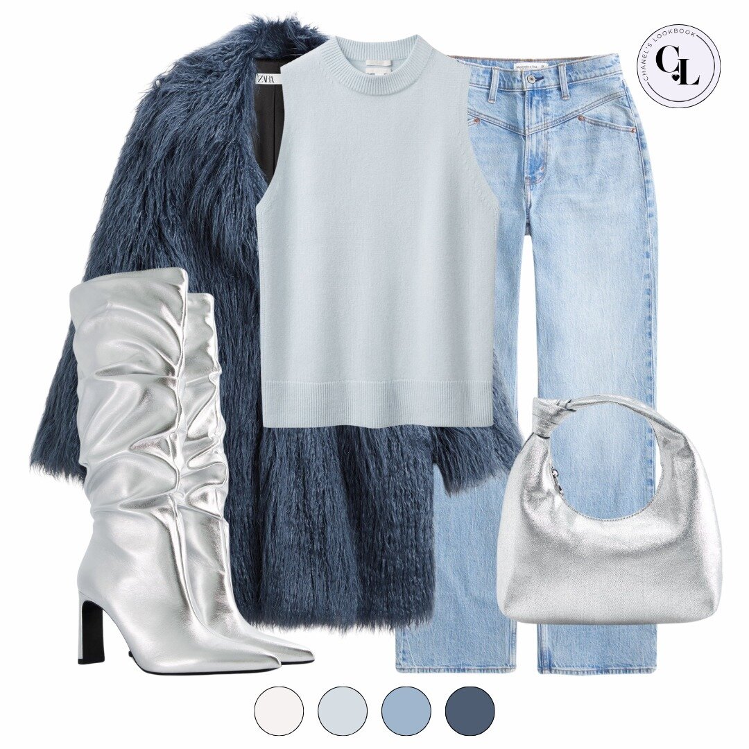 Follow @chanelslookbook for daily outfit inspo 🤍🩶💙

Link to outfit in bio 😊