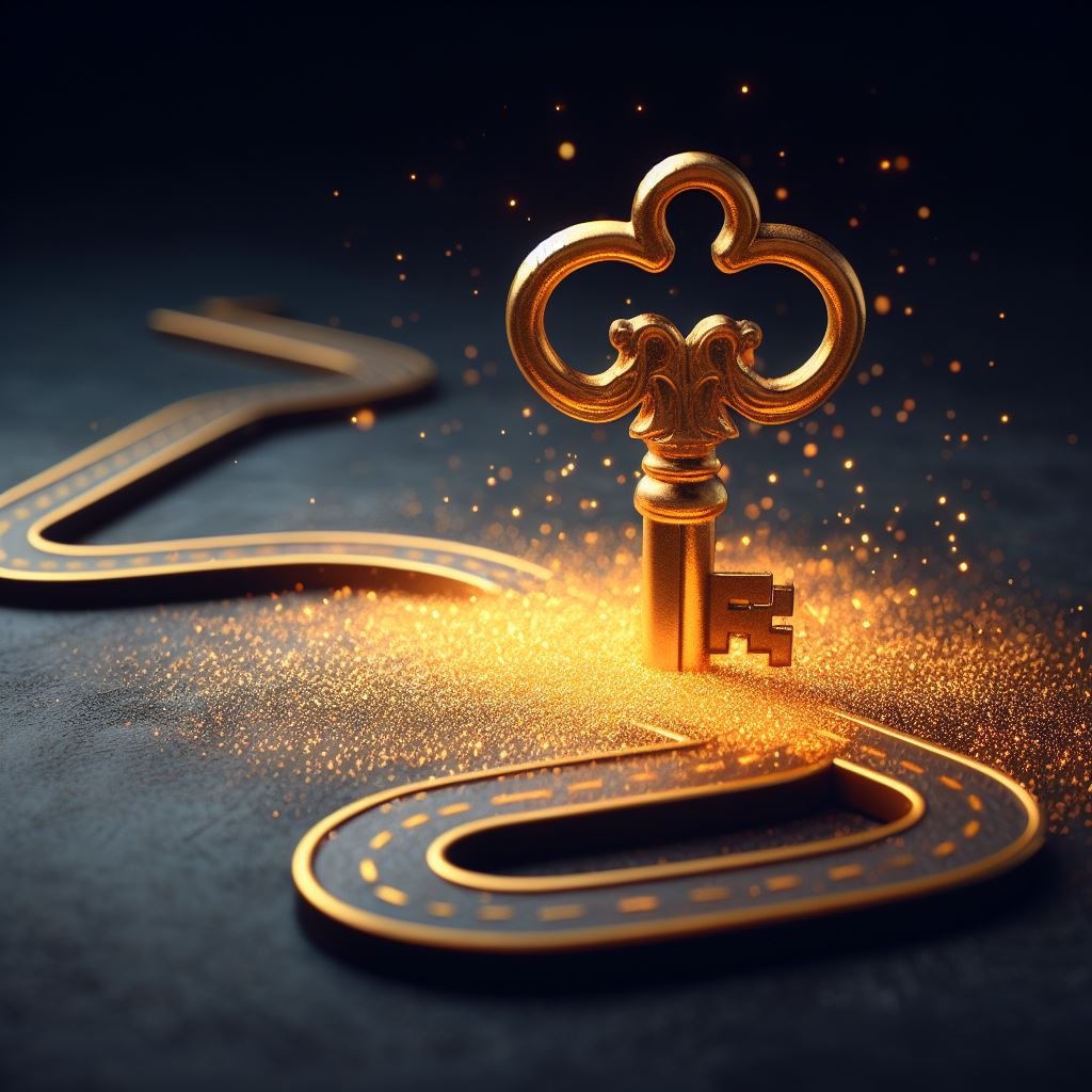 GOD IS RELEASING A GOLDEN KEY TO YOUR NEW ROAD!