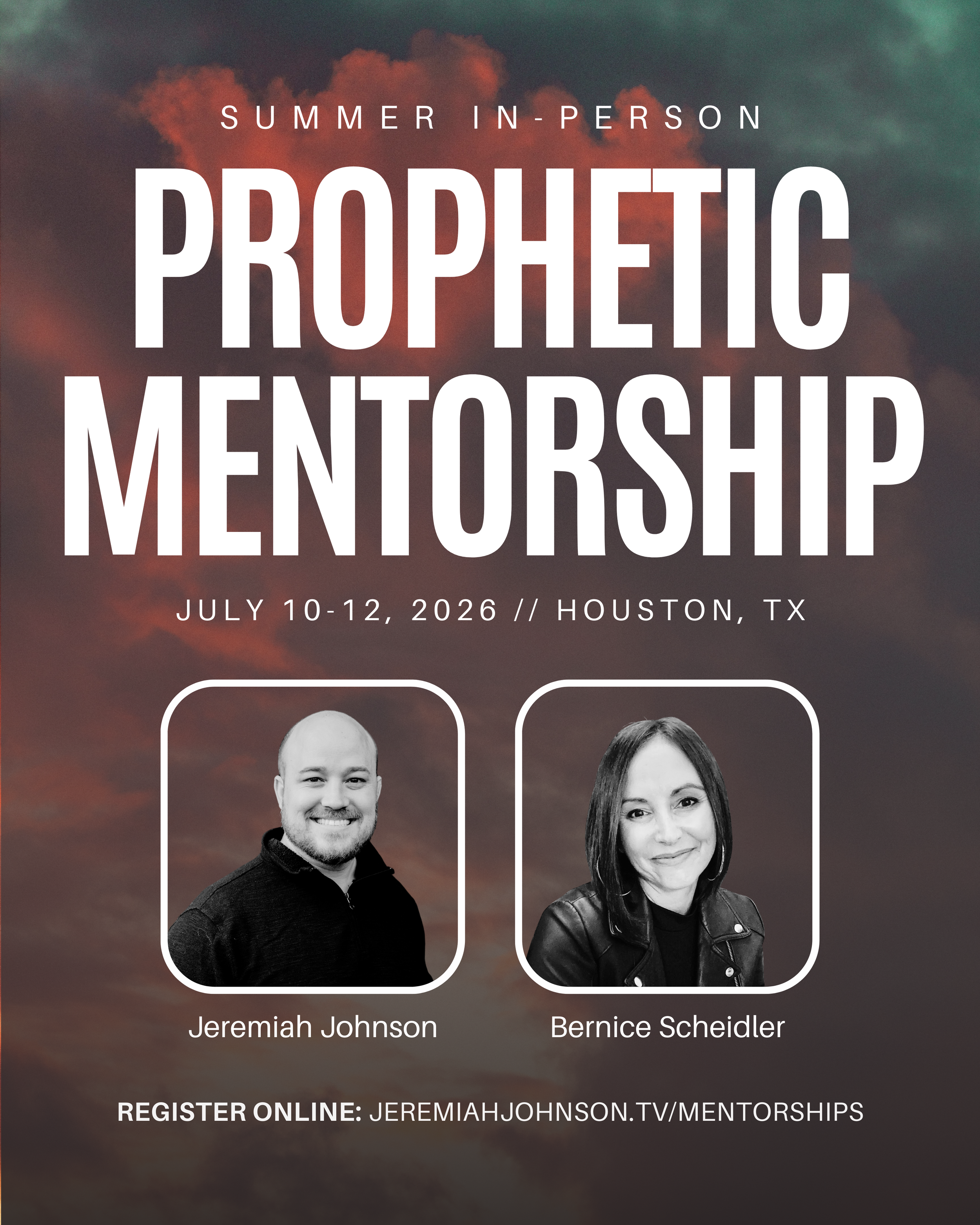 Summer In Person Prophetic Mentorship