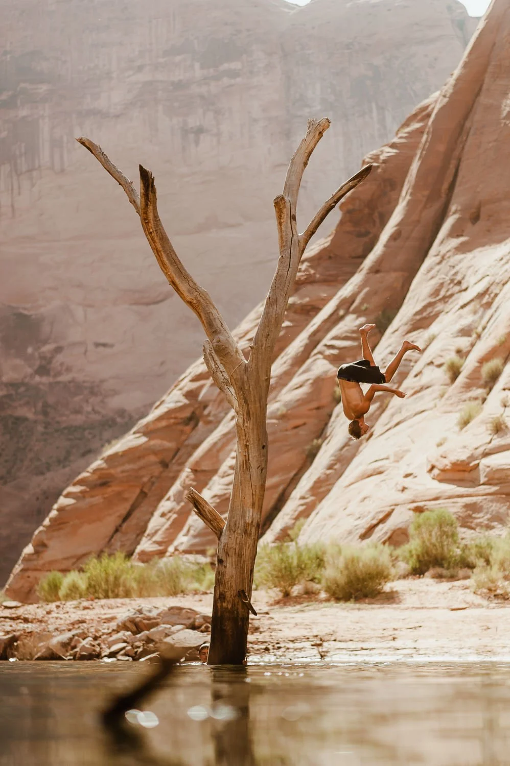Professional adventure photography at Lake Powell, Utah - lifestyle portrait