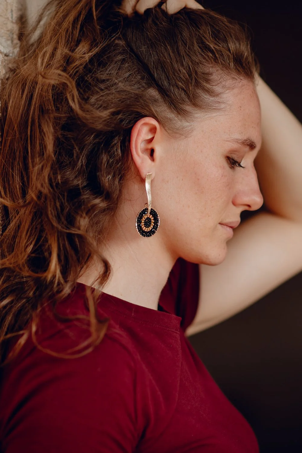 Professional product photography for Shine Artisanal jewelry in Littleton, Colorado - Lifestyle portrait