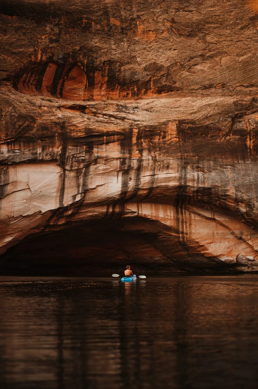 Professional adventure photography at Lake Powell, Utah - lifestyle portrait