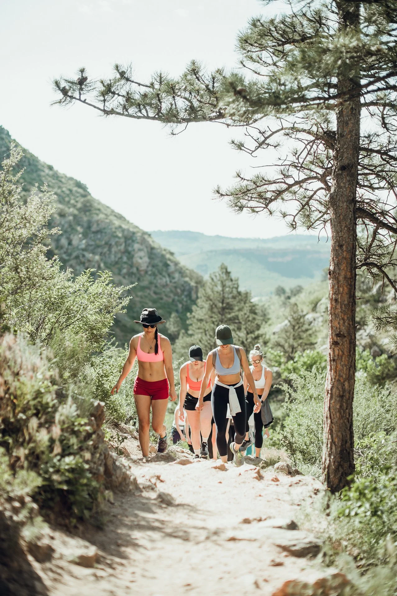 Lululemon Offsite Athletic Wear Athleisure Fort Collins Colorado Event Horsetooth Falls Hike Coaching Ryan Waneka Photography-19.jpg