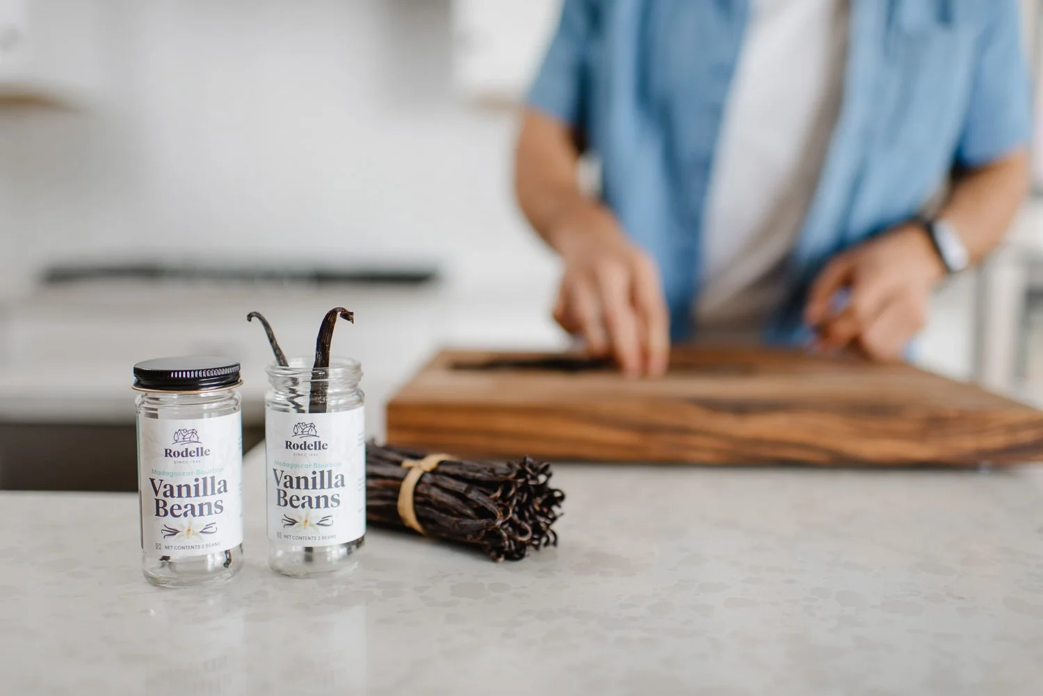 Professional product branding photography for Rodelle Vanilla in northern Colorado - Lifestyle photography baking 