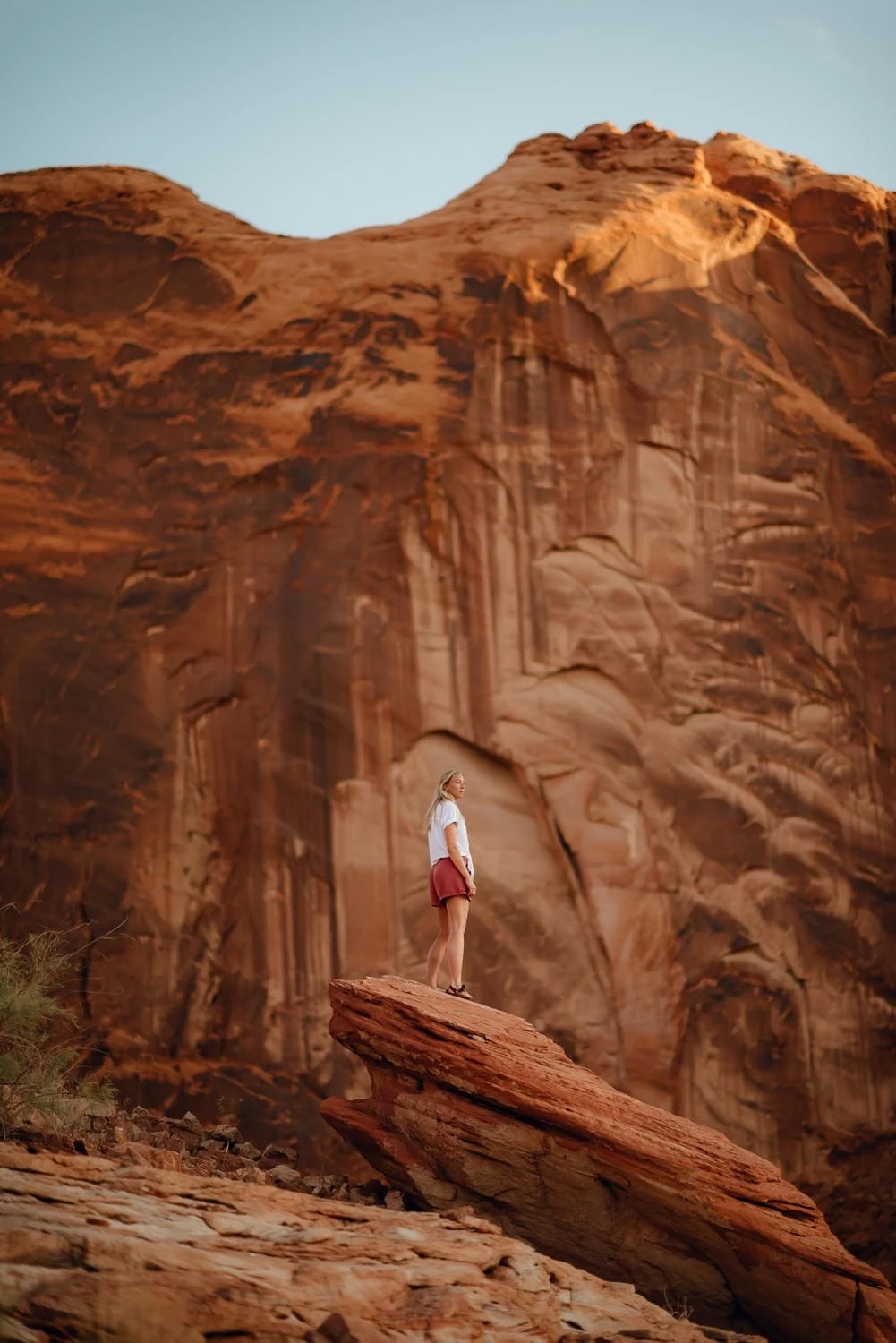 Professional adventure photography at Lake Powell, Utah - lifestyle portrait