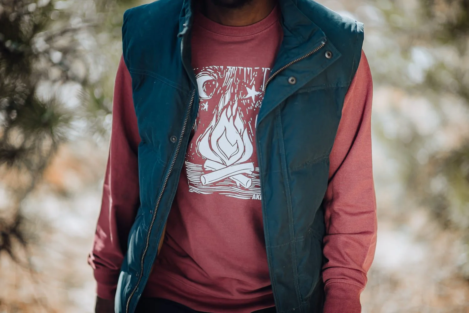 Lifestyle product photography at Palmer Park in Colorado Springs, Colorado for Akinz Boardwear