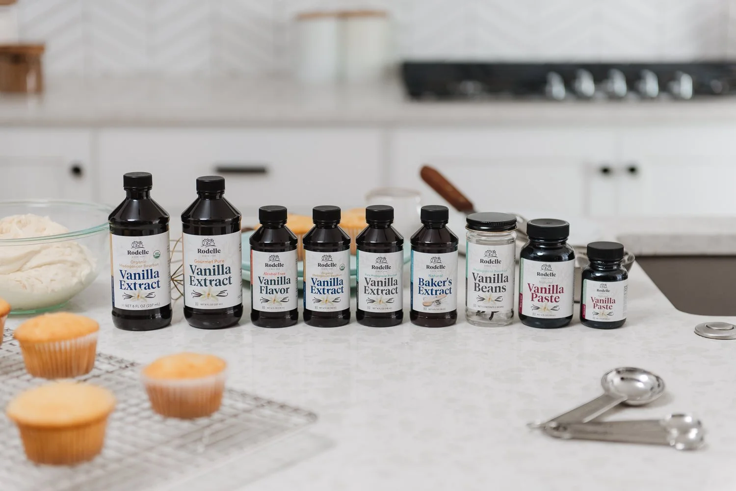Professional product branding photography for Rodelle Vanilla in northern Colorado - Lifestyle photography baking 
