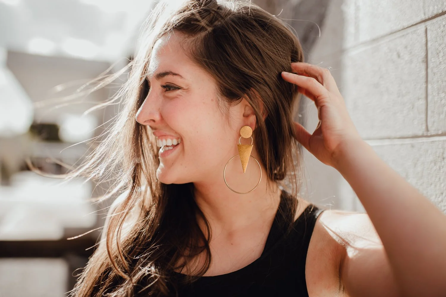 Professional product photography for Shine Artisanal jewelry in Littleton, Colorado - Lifestyle portrait