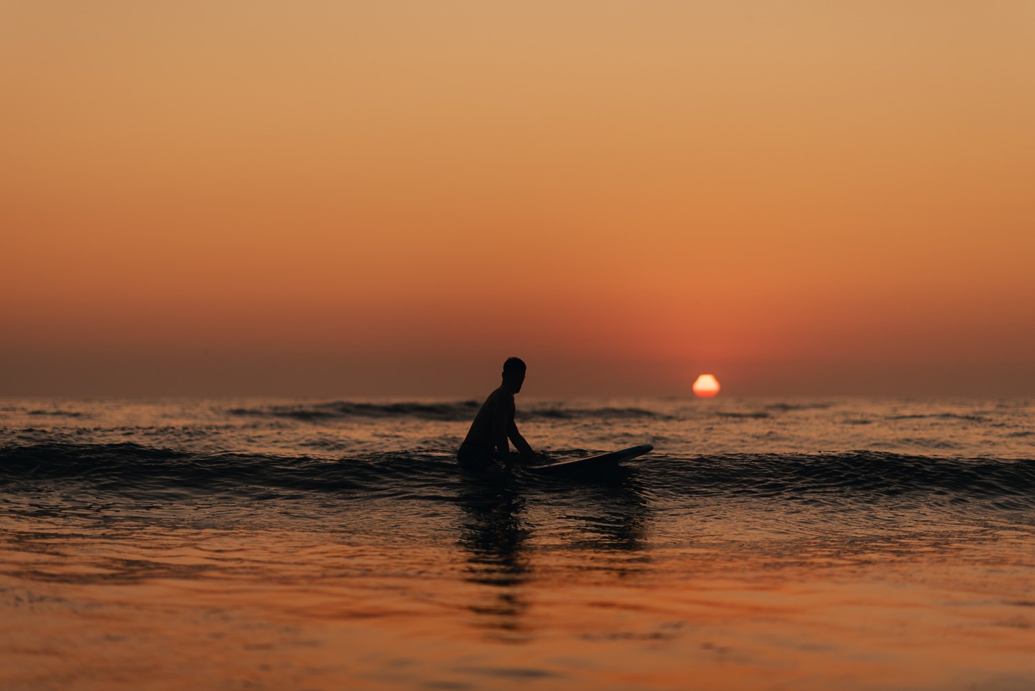 Professional adventure photography in San Diego, California - surfing portrait near blacks beach