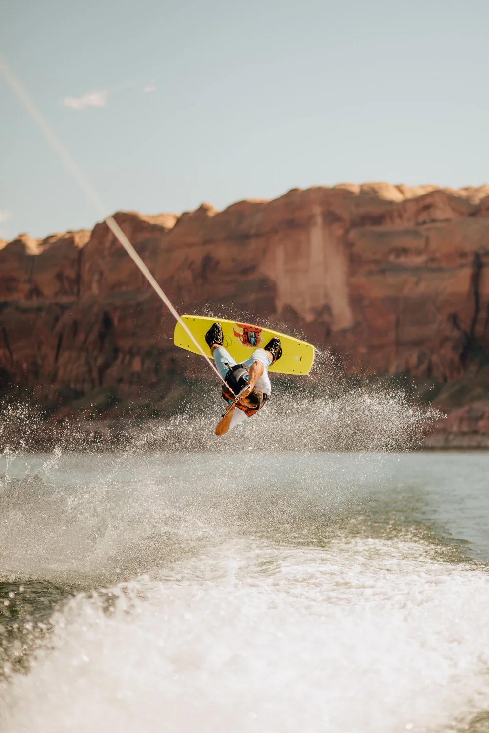 Professional adventure photography at Lake Powell, Utah - lifestyle portrait