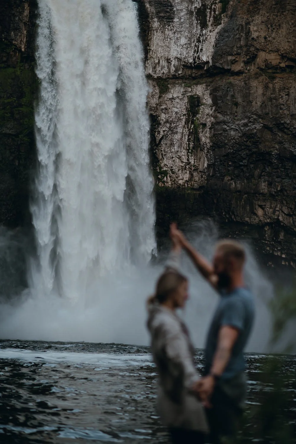 Professional adventure photography in Spokane, Washington - lifestyle portrait hiking Palouse Falls - Washington best photo locations