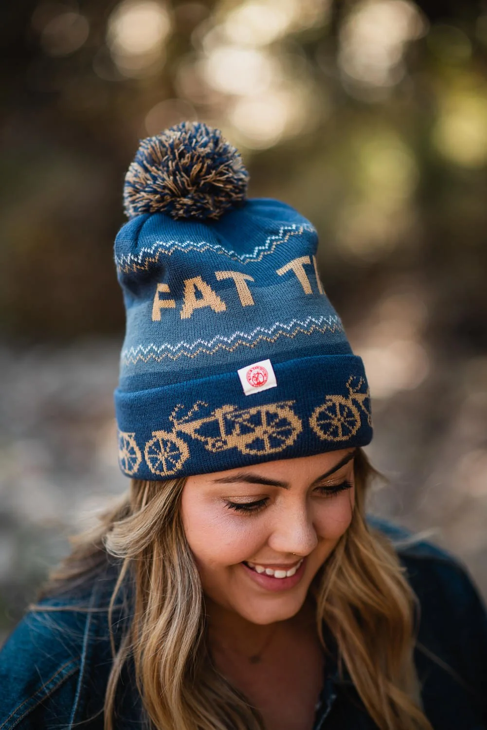 Brand Photography of New Belgium Brewing Company - fat tire beanie beer product