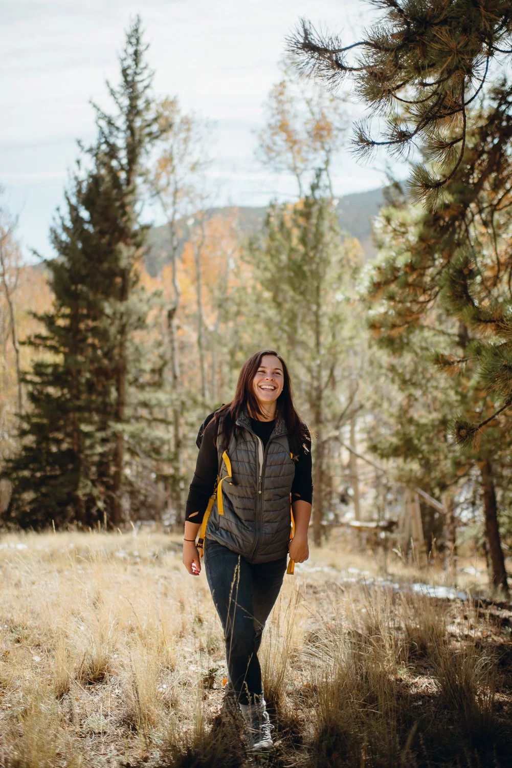 Professional destination branding photography for Bison Peak Lodge at Puma Hills in Colorado Rocky Mountains - Lifestyle portrait photography camping