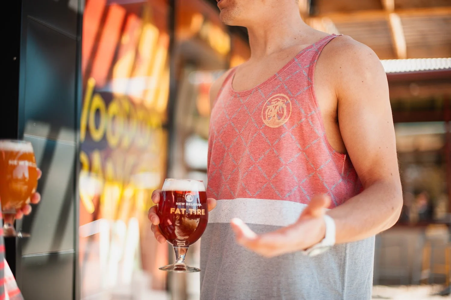 Brand Photography of New Belgium Brewing Company - fat tire beer product