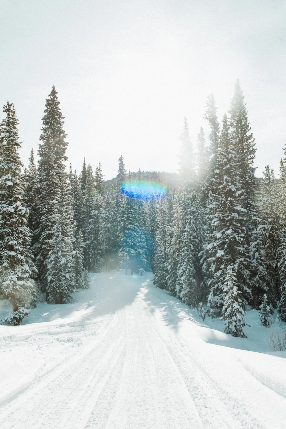 Adventure photography near Breckenridge, Colorado - snowshoeing winter hut trip