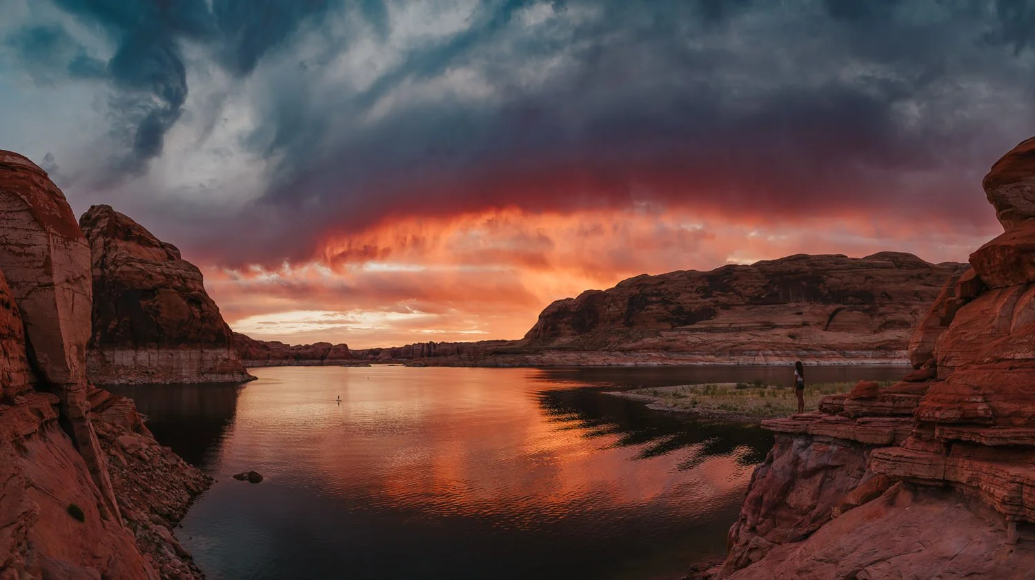 Professional adventure photography at Lake Powell, Utah - landscape photography