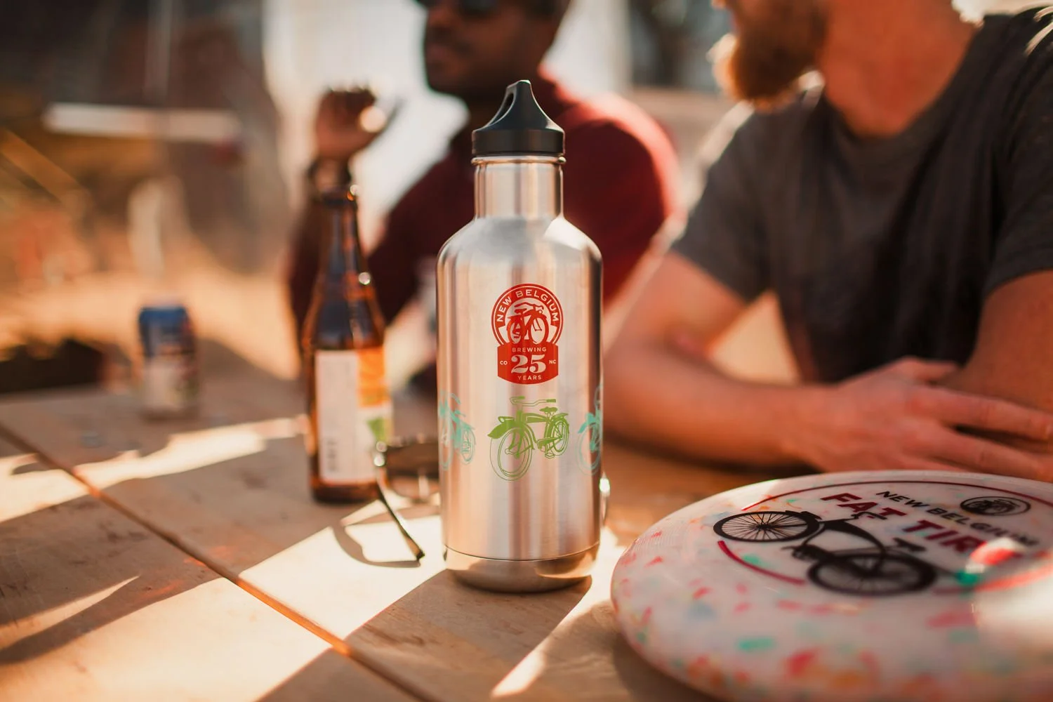 Brand Photography of New Belgium Brewing Company - lifestyle water bottle merchandise