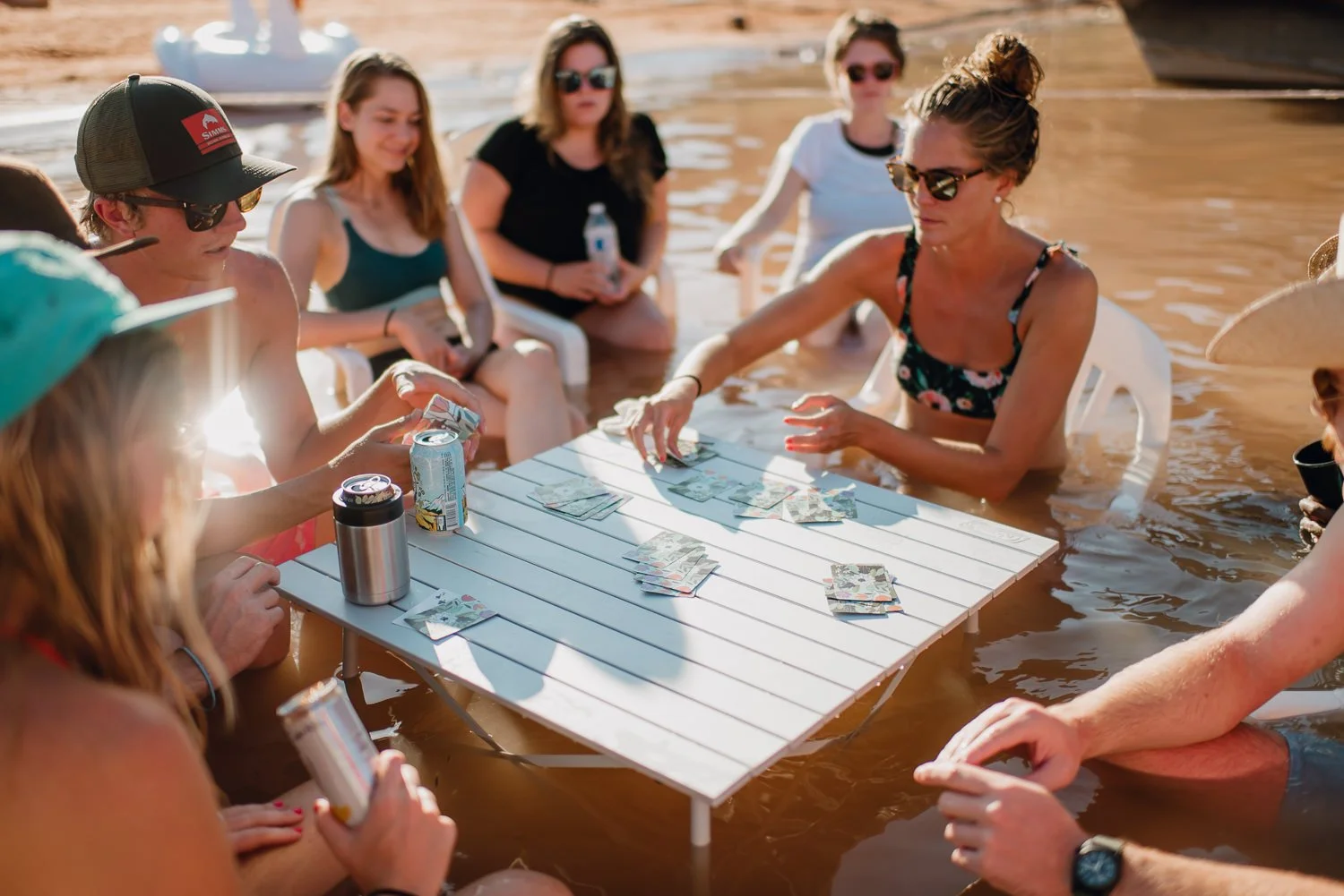 Professional adventure photography at Lake Powell, Utah - lifestyle portrait