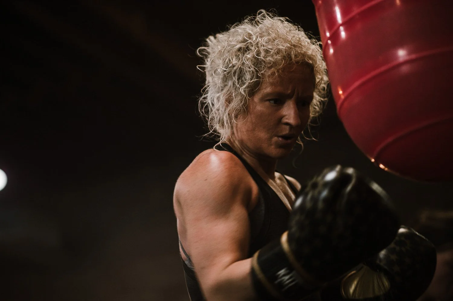 Lifestyle photograph of Beautifully Savage boutique boxing gym in Fort Collins, Colorado