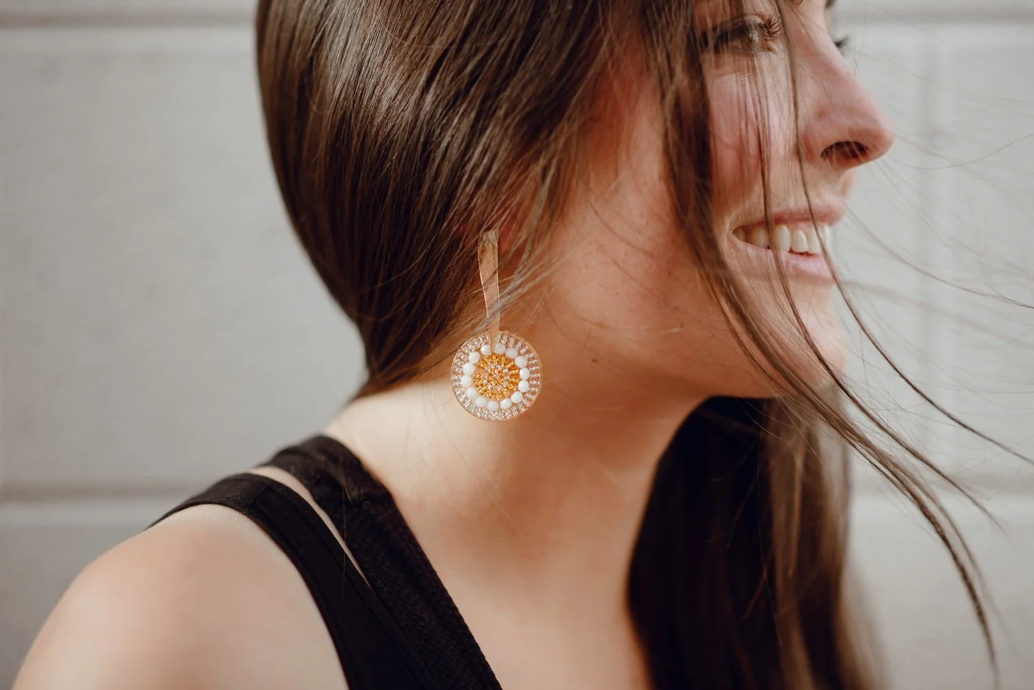 Professional product photography for Shine Artisanal jewelry in Littleton, Colorado - Lifestyle portrait