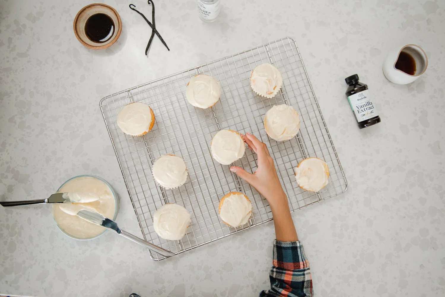 Professional product branding photography for Rodelle Vanilla in northern Colorado - Lifestyle photography baking 