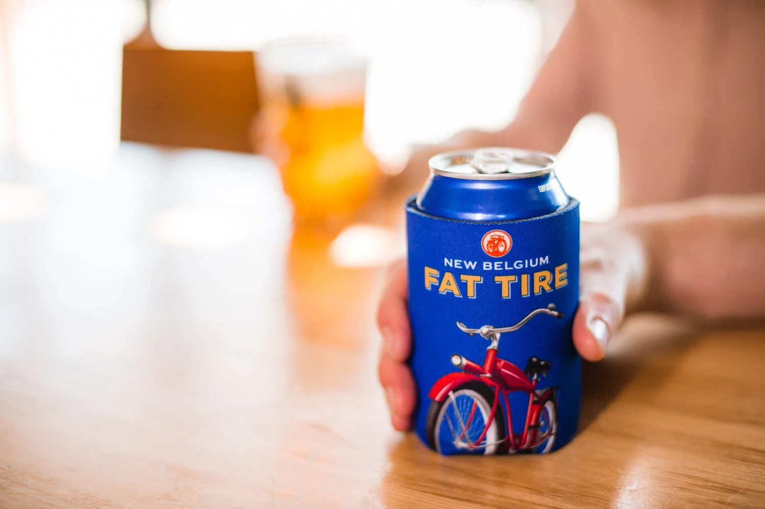Brand Photography of New Belgium Brewing Company - fat tire beer product