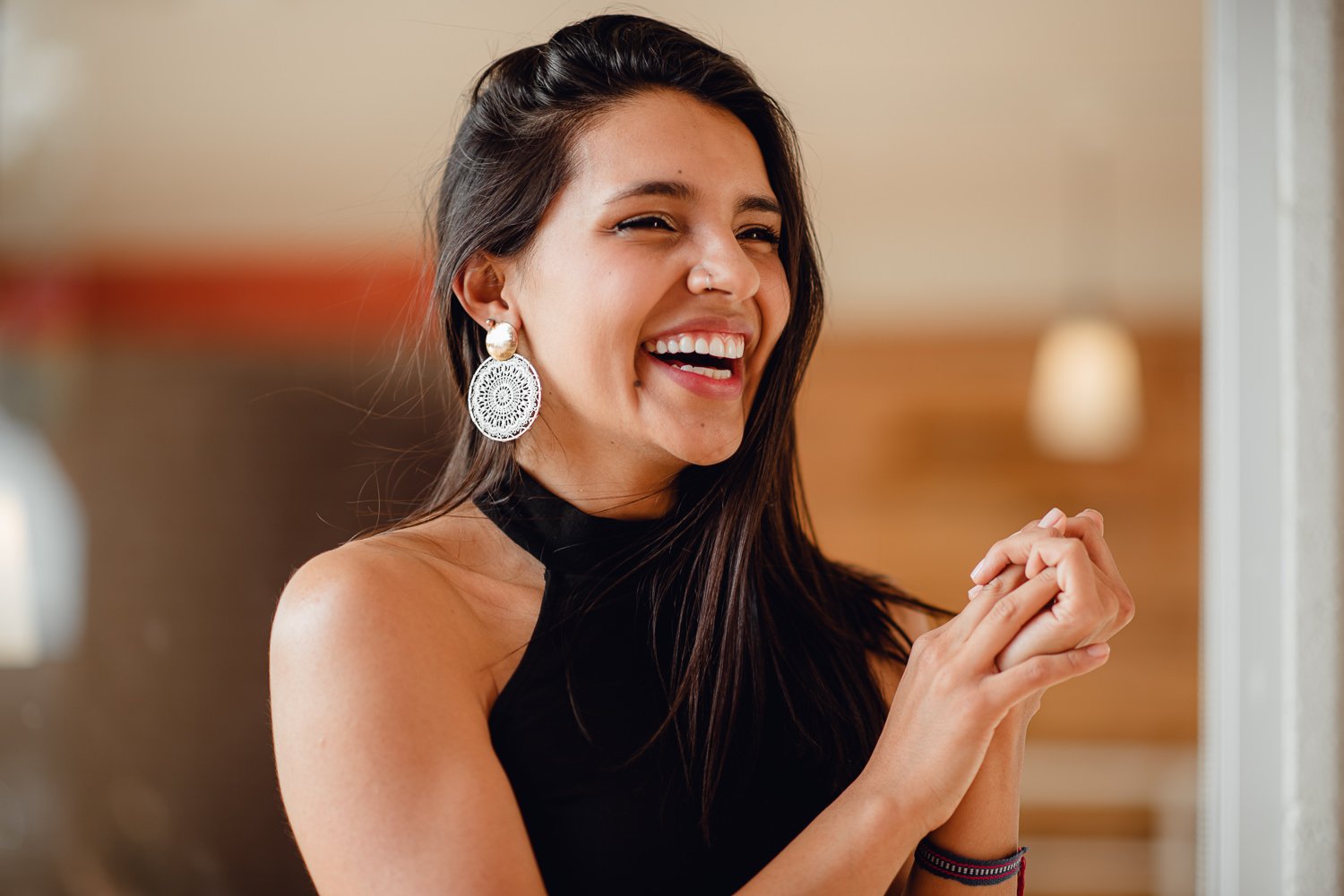 Professional product photography for Shine Artisanal jewelry in Littleton, Colorado - Lifestyle portrait