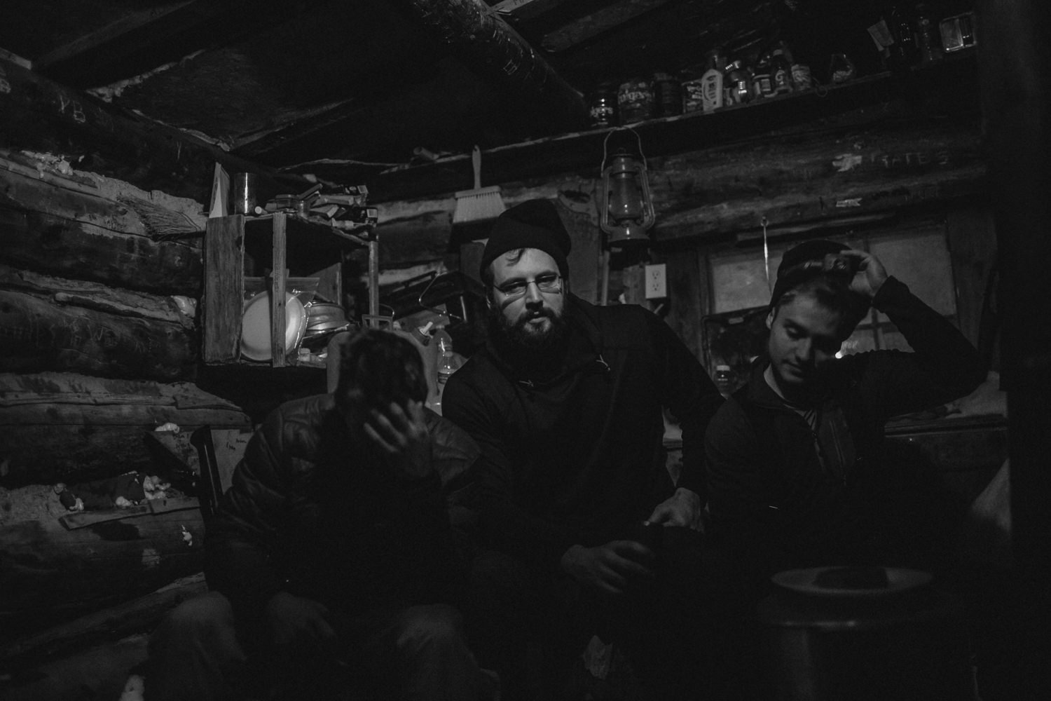 Adventure lifestyle portrait photography near Breckenridge, Colorado - snowshoeing winter hut trip