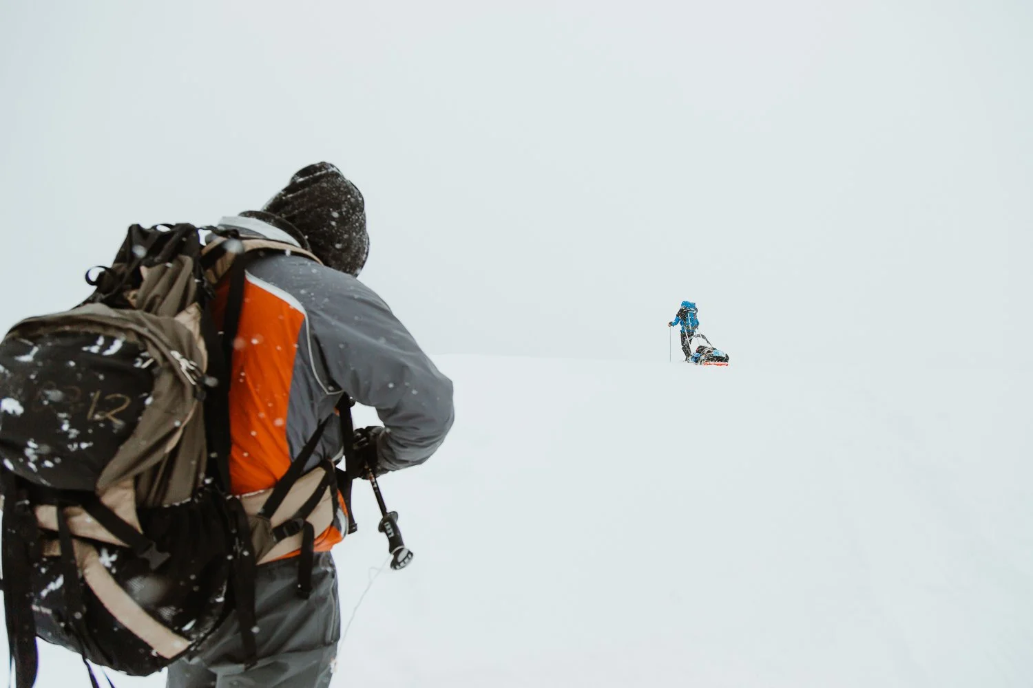 Adventure photography near Breckenridge, Colorado - snowshoeing winter hut trip