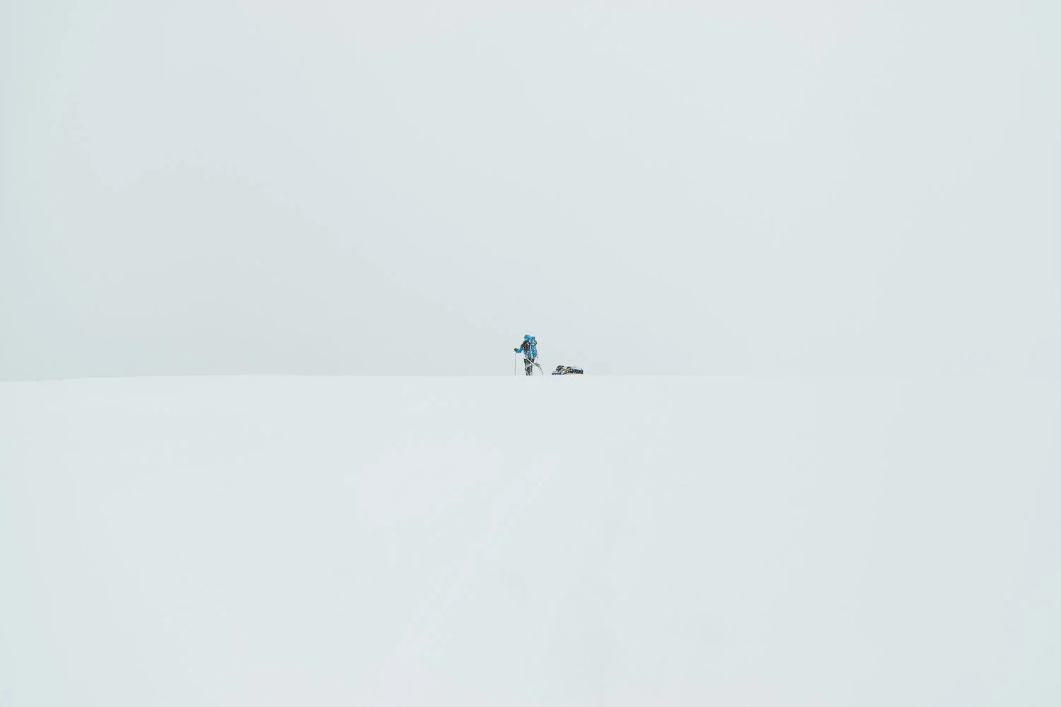 Whiteout adventure photography near Breckenridge, Colorado - snowshoeing winter hut trip