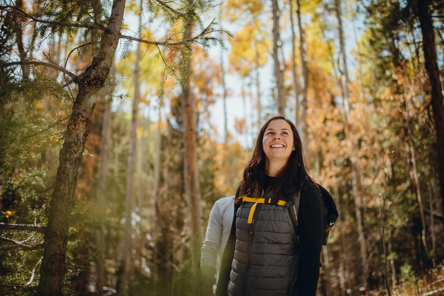 Professional destination branding photography for Bison Peak Lodge at Puma Hills in Colorado Rocky Mountains - Lifestyle portrait photography camping