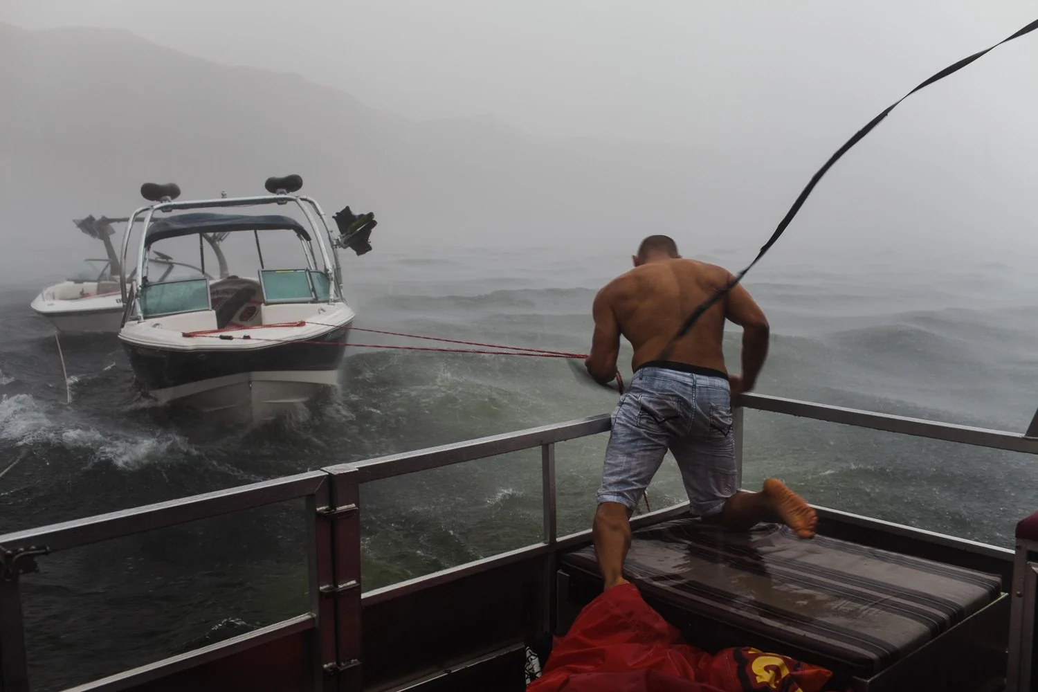 Professional adventure photography at Lake Powell, Utah - lifestyle portrait