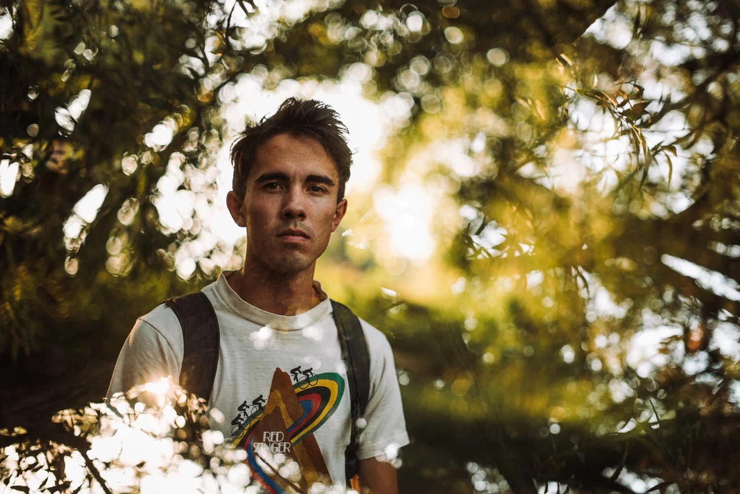 Professional portrait photography - double exposure photo