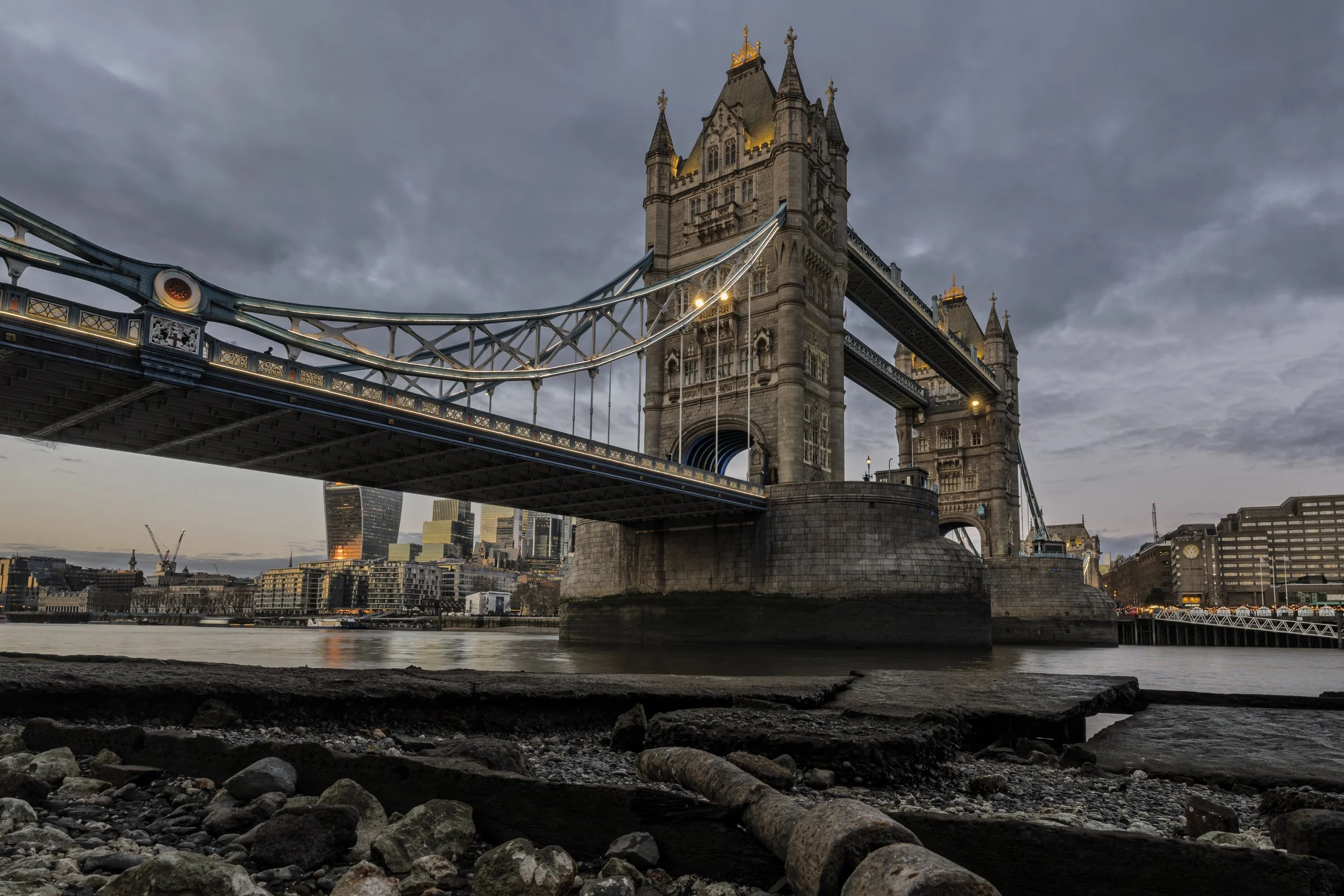 London -Tower Bridge From Banks Wide 3.jpg